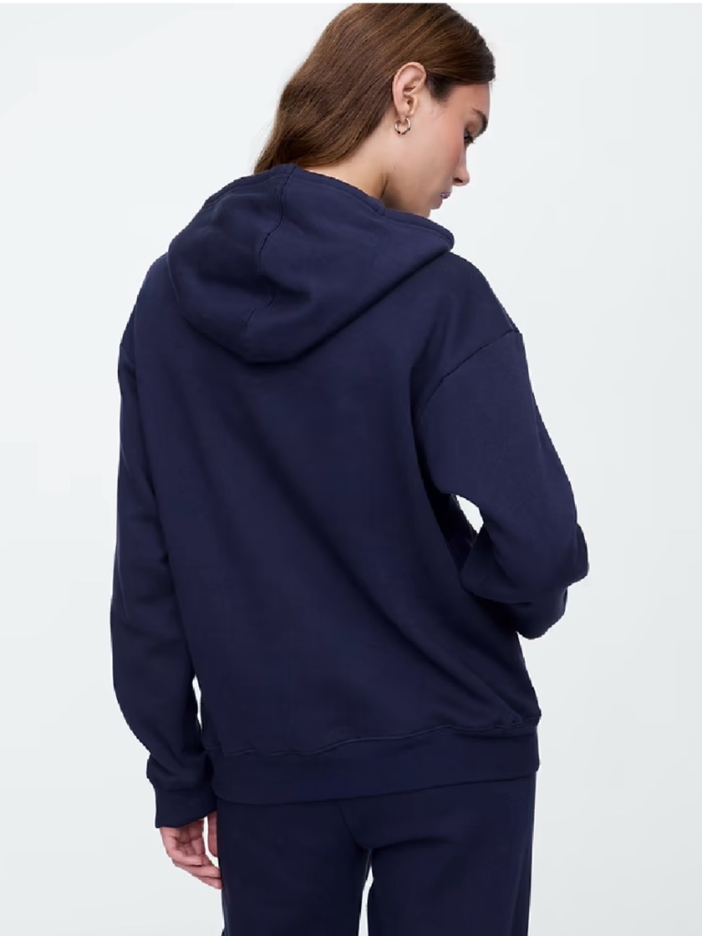 GAP FACTORY | Sweatshirt | GAP Logo Hoodie Sweatshirt | Navy Uniform - Picture 6 of 10